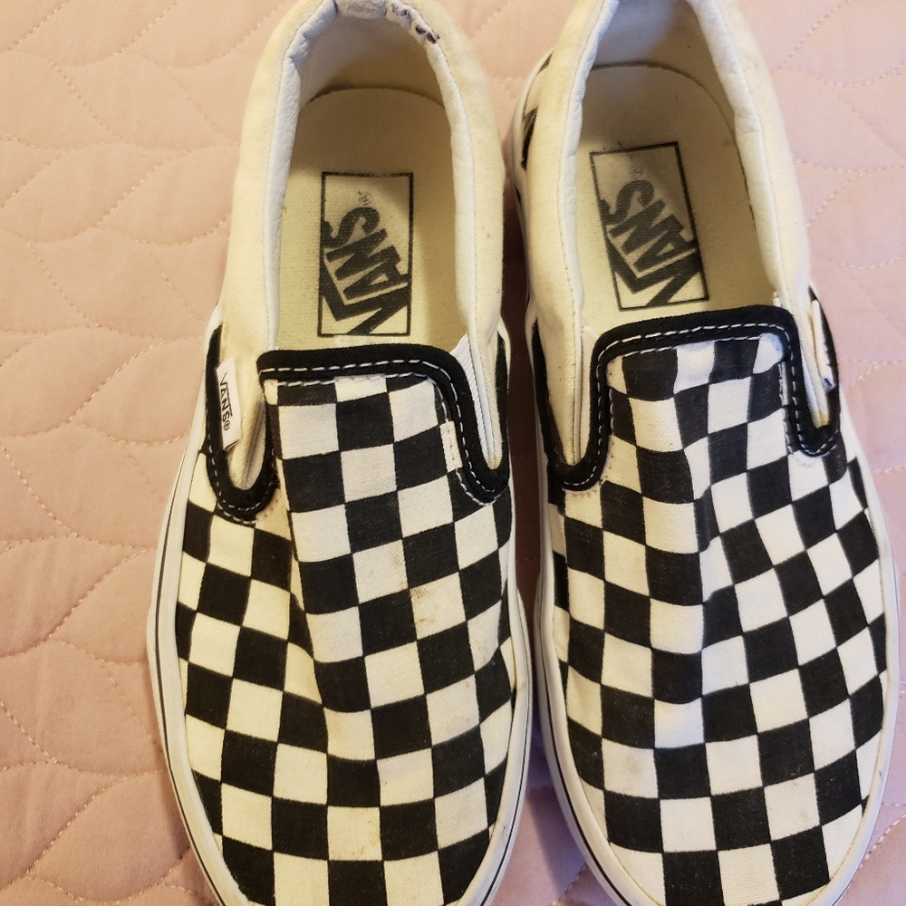 Vans CHECKERBOARD SLIP-ON - https://www.vans.com/s